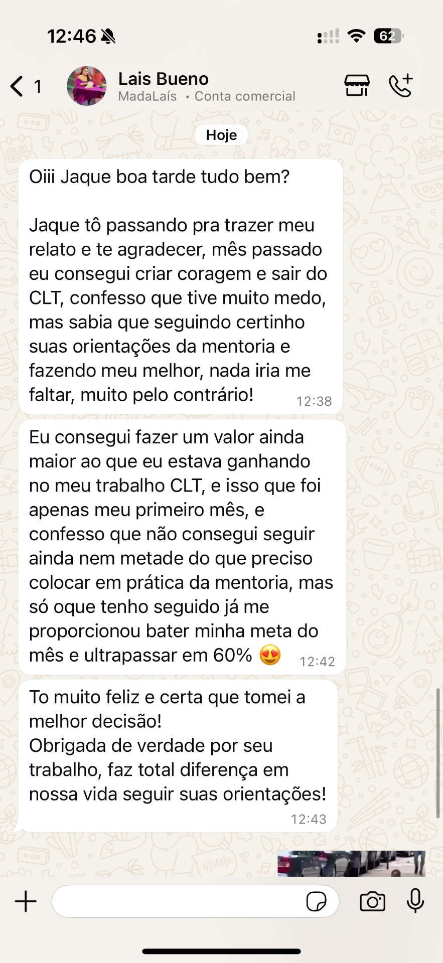 Depoimento Laís Bueno